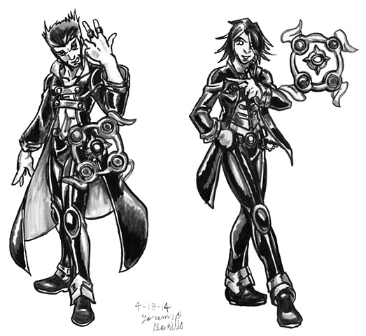 Sorcerer Class - Male and Female