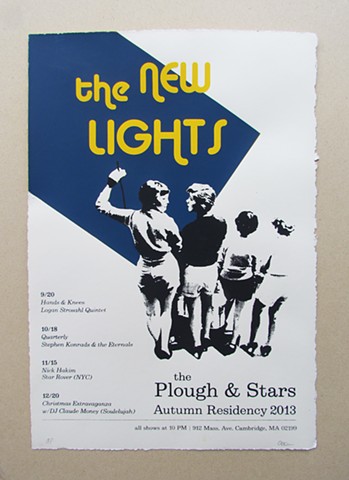 The New Lights Fall Residency poster