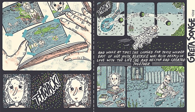 Beatrice and Hector- a snippet of this imagined graphic novel 