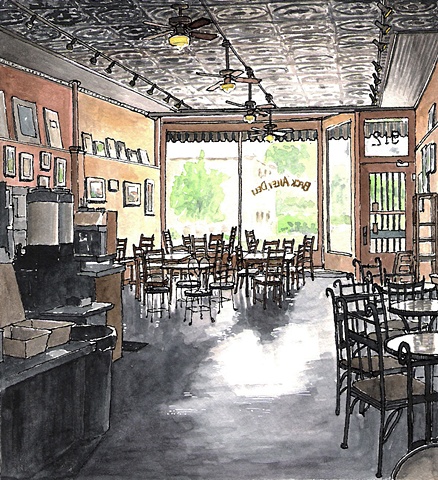 Grinnell Watercolor by John Martinek