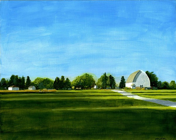 Door County painting near Ellison Bay Wisconsin