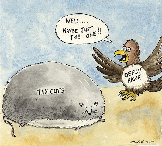 John Martinek editorial cartoon tax cuts