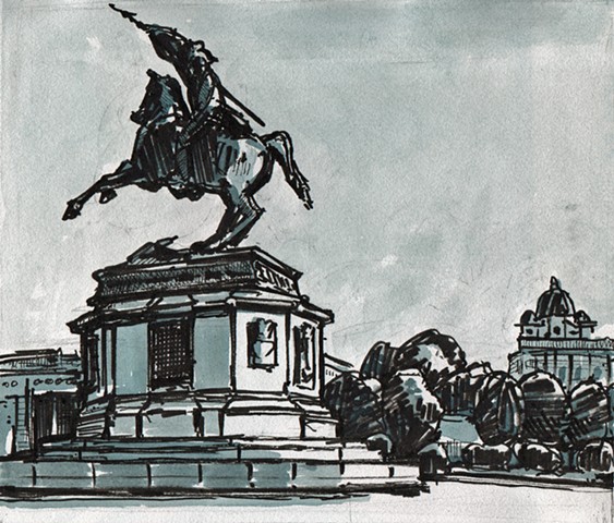 Vienna Hofburg Statue
