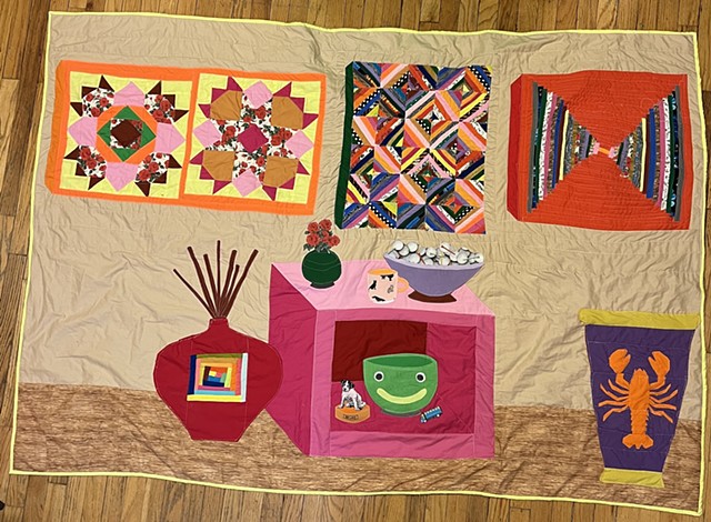 Beige Walled Room Quilt