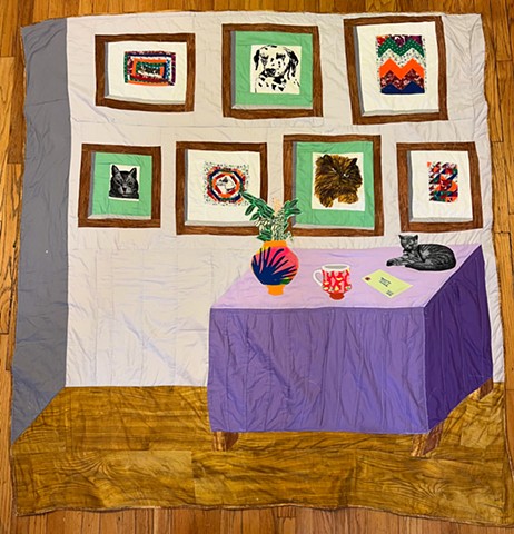 Pet Portraits and Tiny Quilts Quilt
