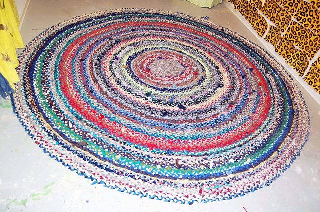 Rug Made of All My Clothes