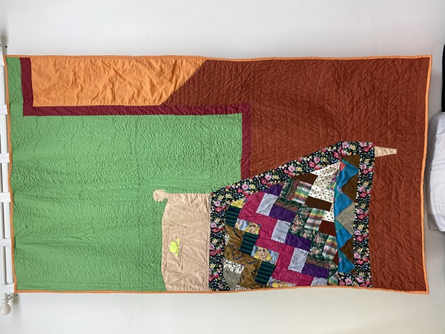 Quilt on a Bed Quilt