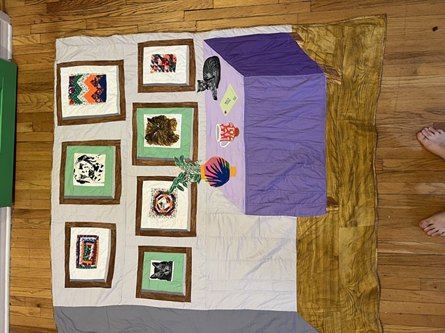 Pet Portraits and Tiny Quilts Quilt