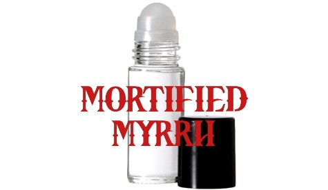 MORTIFIED MYRRH Purr-fume oil by KITTY KORVETTE