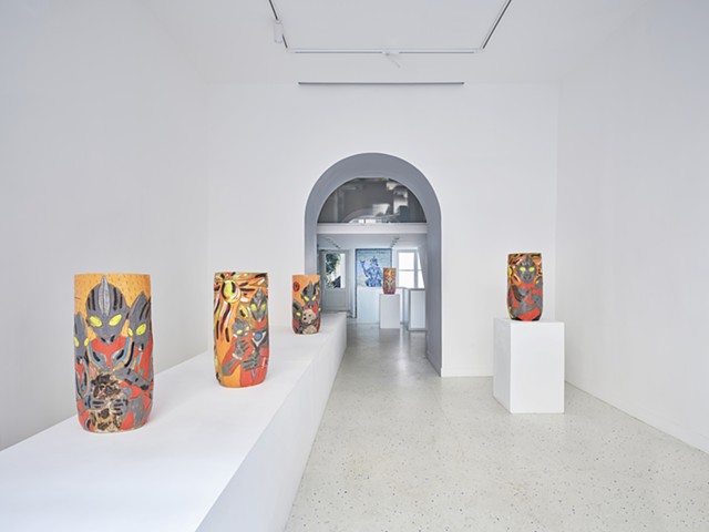 Installation view of Galaxies Crossed to be with You, Lefebvre & Fils Paris, 2025