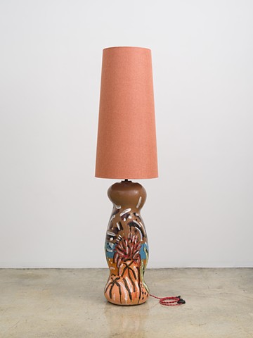 Cactus floor lamp, 2024 (backside)