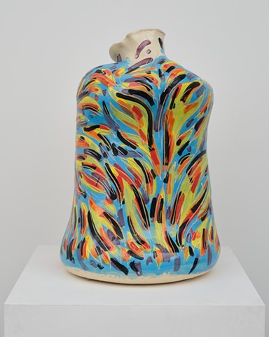 Ultraman and Ultraboys Sunscape Jar, 2024 (backside)