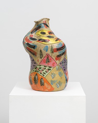 Desert Scape Jar, 2023 (side view)