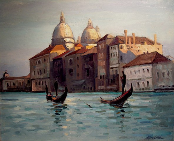 Venice scene oil painting