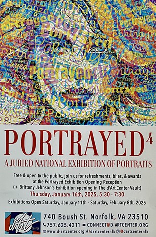 Portrayed4 A juried National Exhibition of Portraits