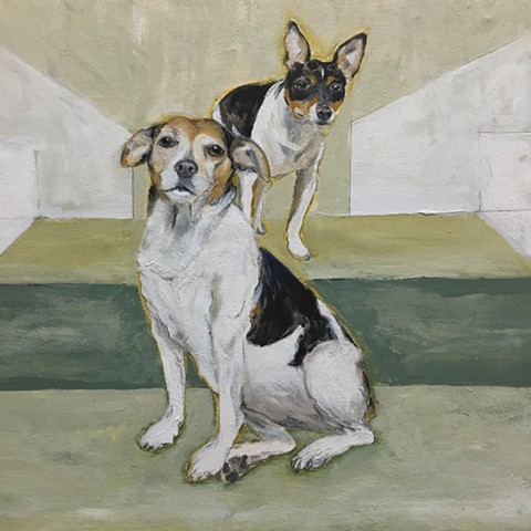 Dog Painting by Katherine Bell McClure @KMcClureArtist