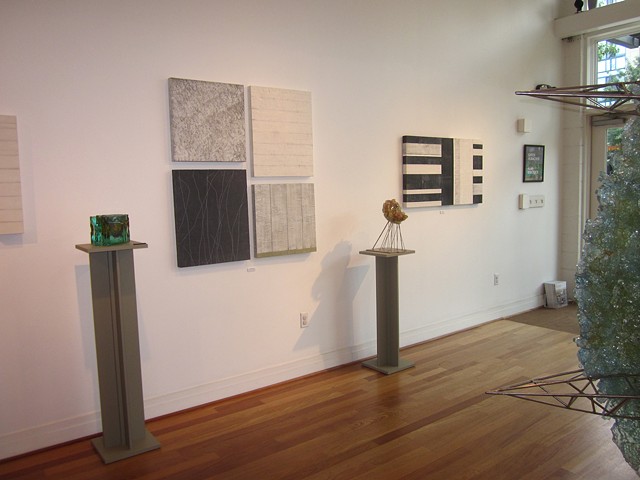 planB exhibition 
showing with sculptor Alan Binstock
