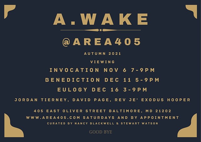 Invocations at AREA 405, Baltimore