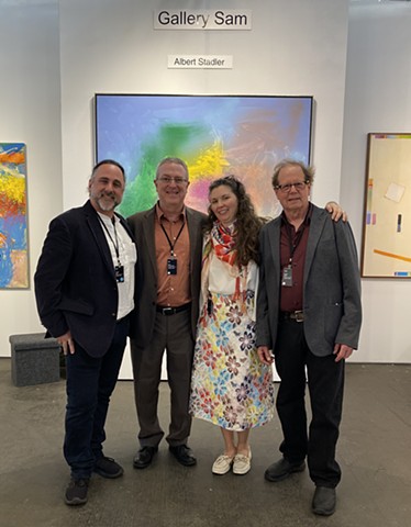 The team: Exhibiting at Art Market SF 2022, (with Gallery Sam, Oakland)