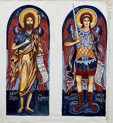 Saint John the forerunner & Saint Michael the Archangel