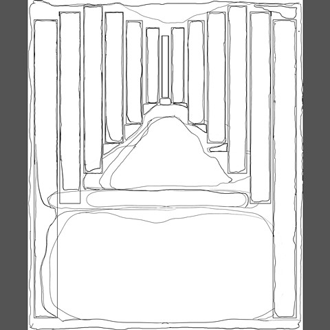 Temple columns (Digital Drawing 2)