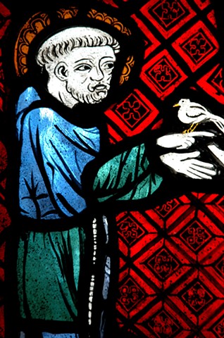 Saint Francis panel (detail)
