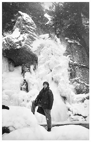 Frozen waterfall ( Bash Bish Falls), Berkshires MA, age 25