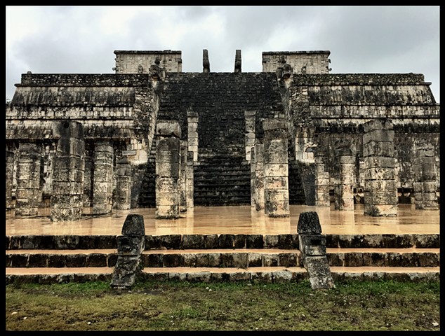 Mayan Temple Architecture, photograph By Justyn Michael Zolli