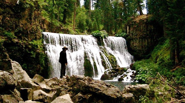 waterfalls, Sierra range CA