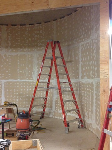 progress photo
Tule Elk exhibit and permanent case construction, 
Oakland Museum of California, Oakland CA
Natural History dept.