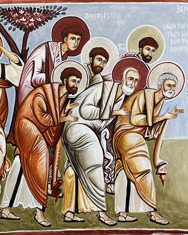 Detail, apostles