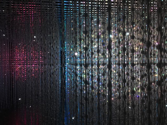 exhibit installer on the exhibit 'Crystal Universe' by Tokyo-based art collective TEAMLAB, 
Pace Art + Technology, Palo Alto CA
(c/o Gizmo Inc) 