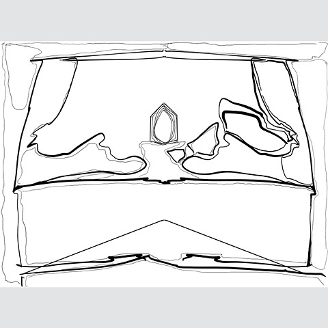 Tabernacle sketch (Digital Drawing 11)