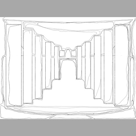 Entrance sketch (Digital Drawing 6)