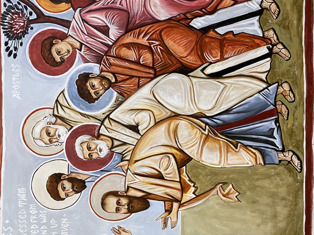 Detail, apostles