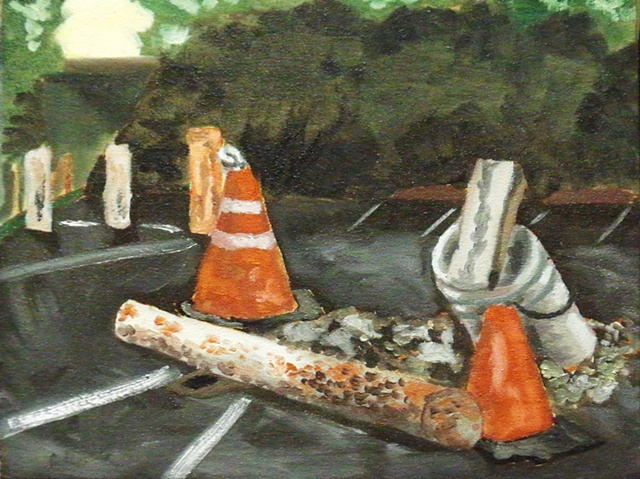 contemporary painting, painting, gregory beise, garbage still life, oil painting, art, american art