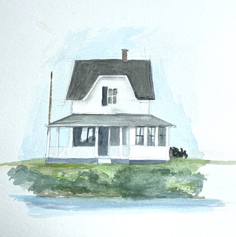 block Island houses cynthia guild artist painter