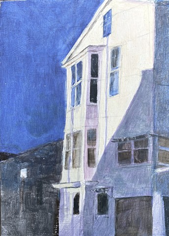 older house in stonington borough CT painting