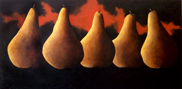 "Five Bosque Pears"