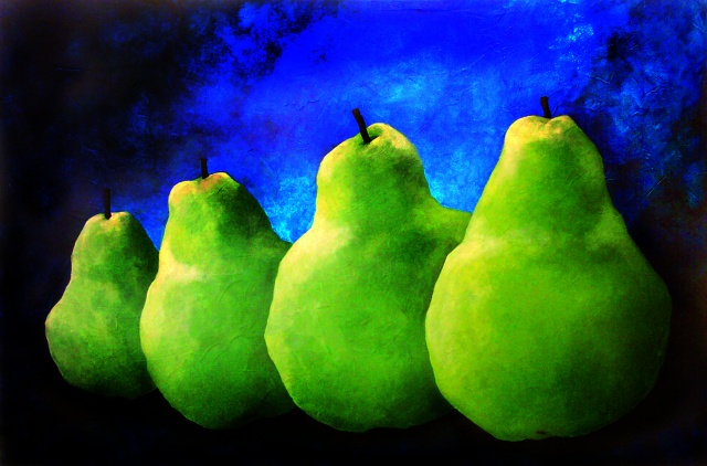 'Four Pears In A Row"
