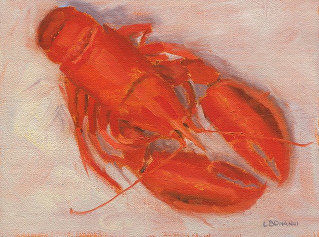 Lobster, LBI, Jersey shore, paintings