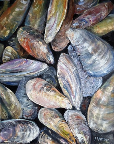 TriColor Mussels Revisited SOLD