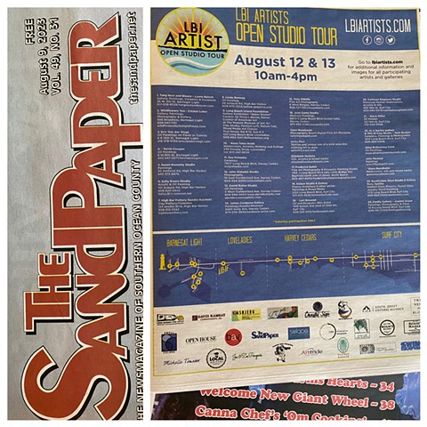 Sandpaper Ad this week/map & participants