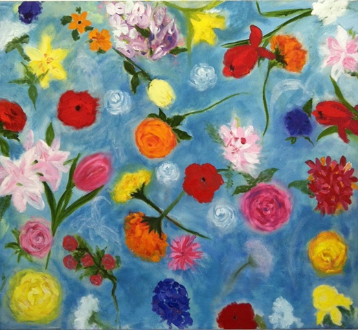 flowers, abstract