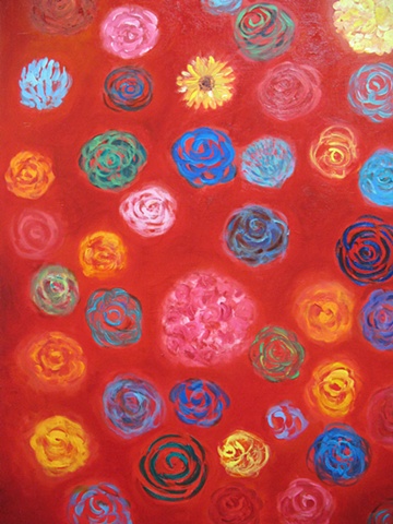 Red background, 2009