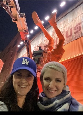 Facade install - Nike x LV pop up 