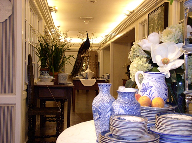 Blue & White - Hallway