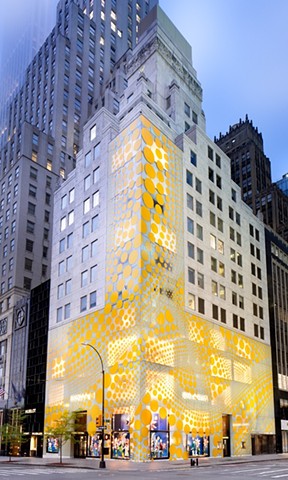 Kusama Facade 5th Ave - 2023