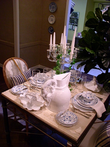 Blue & White - Table Setting