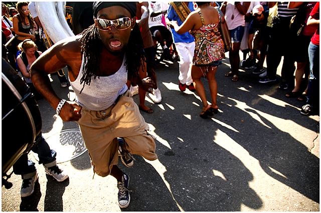 A Lindy Hop second line made it’s way through the French Quarter kicking off the festivities for the 10th Lindy Hop Showdown which featured events all weekend through out the city. 